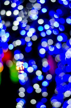 Bokeh ile güzel renkli arkaplan