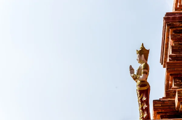 Buddhist-statuen i kinesisk stil – stockfoto