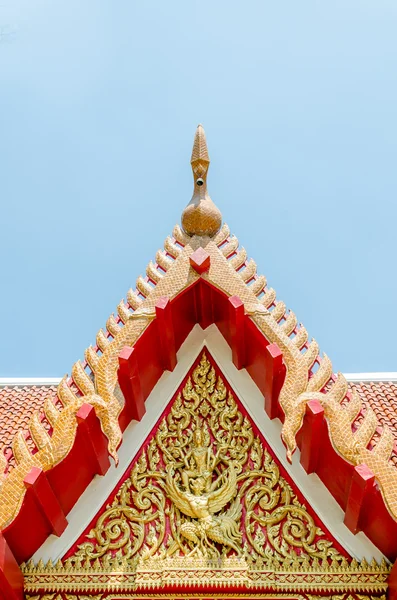 Das schöne Dach des Tempels — Stockfoto