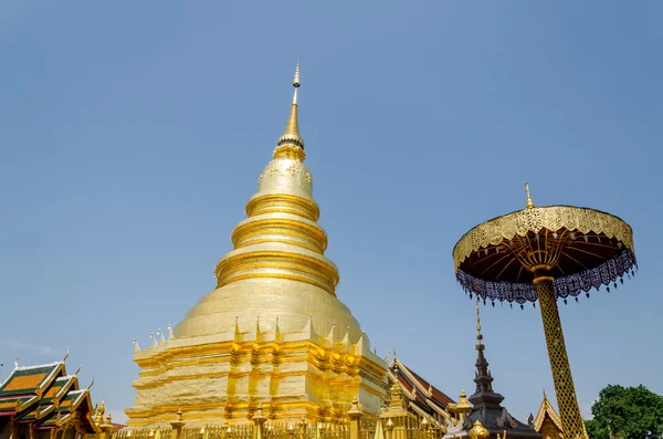 Templo Buddista en Lampoon, Tailandia —  Fotos de Stock