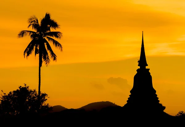 Sukhothai historische park in sukhothai provincie in thailand — Stockfoto