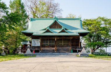 Suitengu shrine the temple of shinto religion at Otaru, Hokkaido clipart