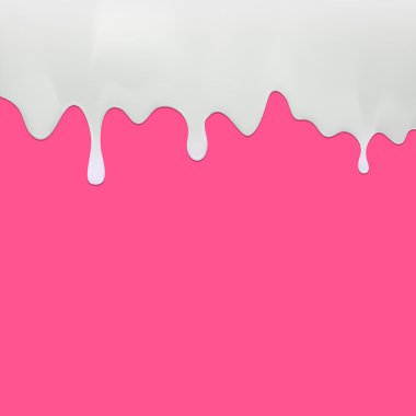 Kırmızı sırt üstü damlayan beyaz