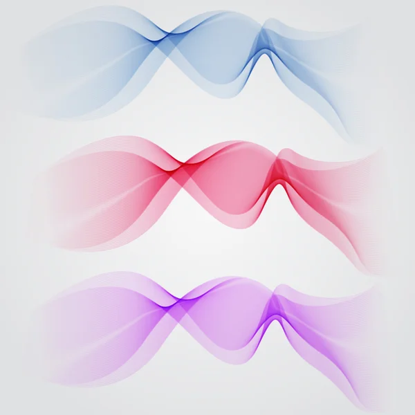 Abstrakti väriaaltojen suunnitteluelementti — vektorikuva