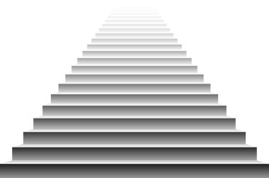 Merdiven vektör. Merdiven. siyah beyaz merdiven, eps10 vektör ayrıntılı gösteren resim 