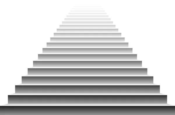 Stairs Vector. Stairs. detailed illustration of black white stairs, eps10 vector — Stock Vector