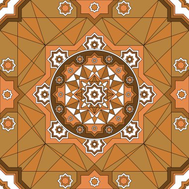 oryantal süslü seamless modeli. parlak sorunsuz etnik. vektör çizim.