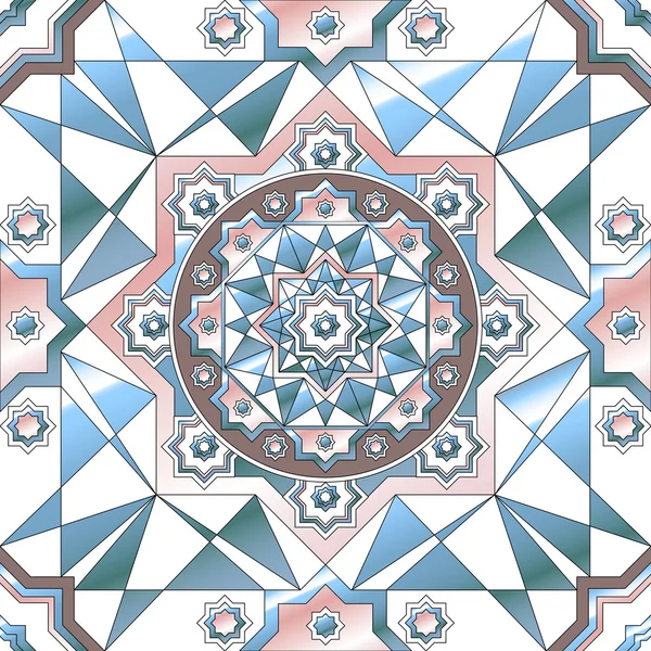 Hintergrund mit islamischen nahtlosen Muster. Vektorillustration — Stockvektor
