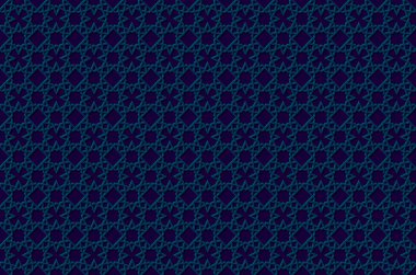 Arap tarzında yapılmış sorunsuz simetrik soyut vektör arka plan kabartma geometrik yıldız gölge ile. İslam geleneksel desen.