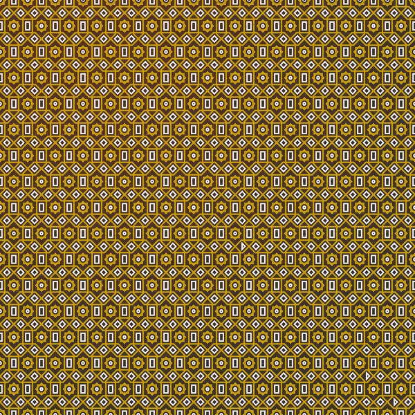 Abstract geometric pattern by stripes, lines. A seamless background. Brown and white texture arabic — Stockový vektor