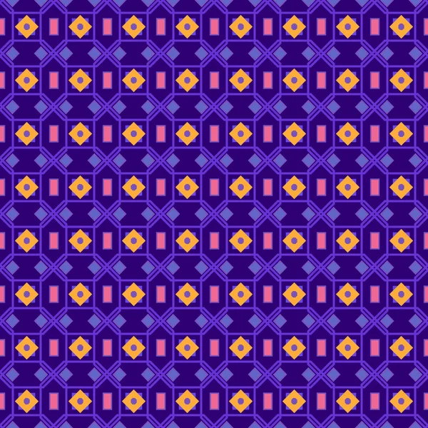 Sömlös arabiska mönster. Vektor illustration. blå violett — Stock vektor