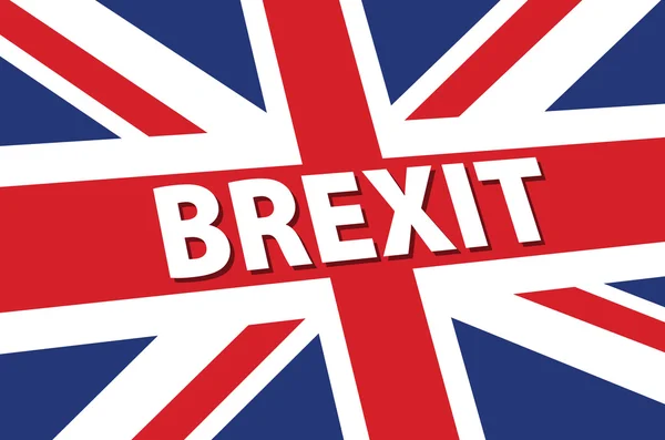Regno Unito uscita dall'Europa immagine relativa. Brexit chiamato processo politico. Tema del referendum — Vettoriale Stock