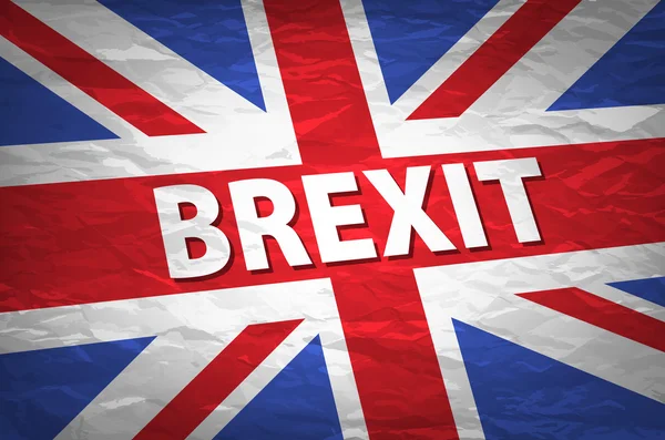 İngiltere Avrupa göreli görüntüden çıkın. Brexit politik süreç adında. Referandum Tema — Stok Vektör