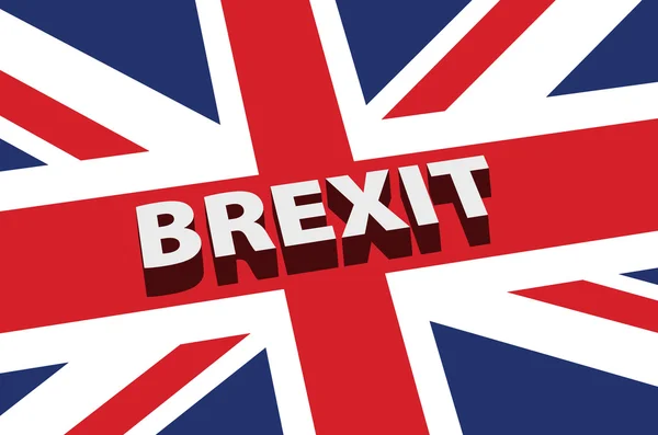 Ηνωμένο Βασίλειο έξοδο από σχετική εικόνα της Ευρώπης. Brexit με το όνομα politic διαδικασία. Θέμα δημοψηφίσματος — Διανυσματικό Αρχείο