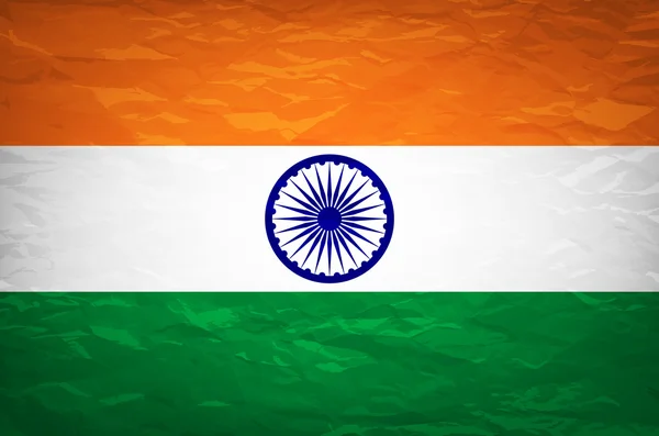 具有正确比例和配色方案矢量的印度国旗 — 图库矢量图片