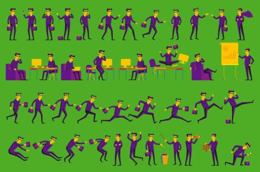 İş çözümü. İş kavramı illüstrasyon vektör