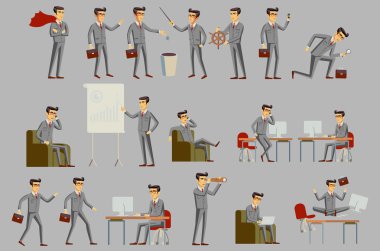 İş insanlar vektör kümesi