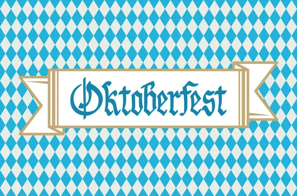 Oktoberfest arka plan afiş ve metin Oktoberfest vektör ile