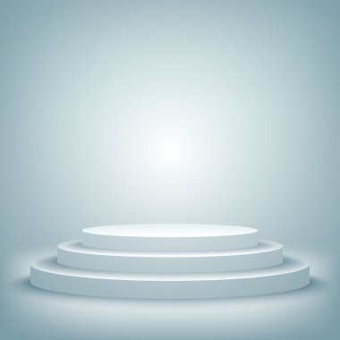 Sahne Podyum ödül töreni vektör çizim 3d Haritayı Kaide en iyi 