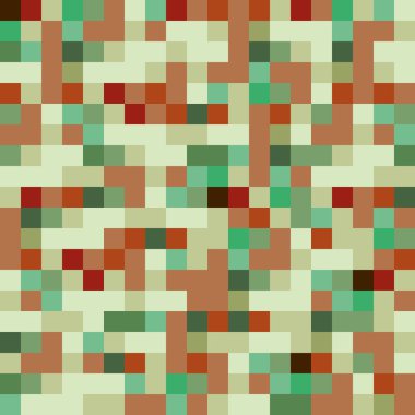 Moda trend model kareler arka plan kahverengi vektör kare desen