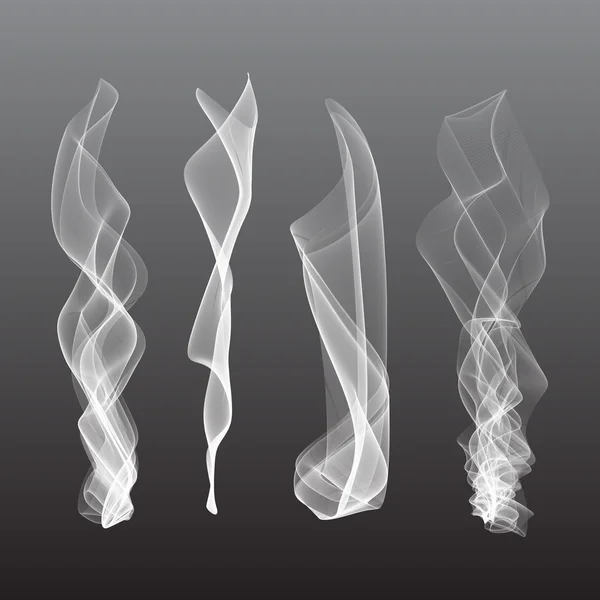 Humo vector de fondo, vapor, isgenerated, liquidolated, niebla , — Vector de stock