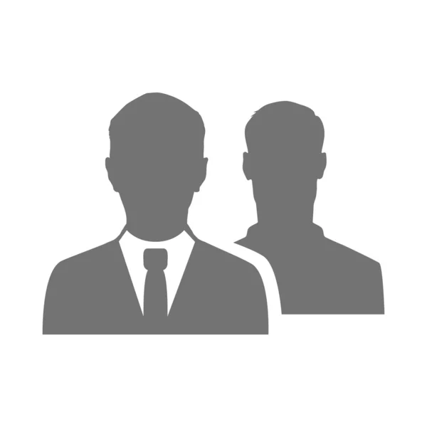 Homem de negócios ícone do vetor símbolo, escritório, comunicação —  Vetores de Stock