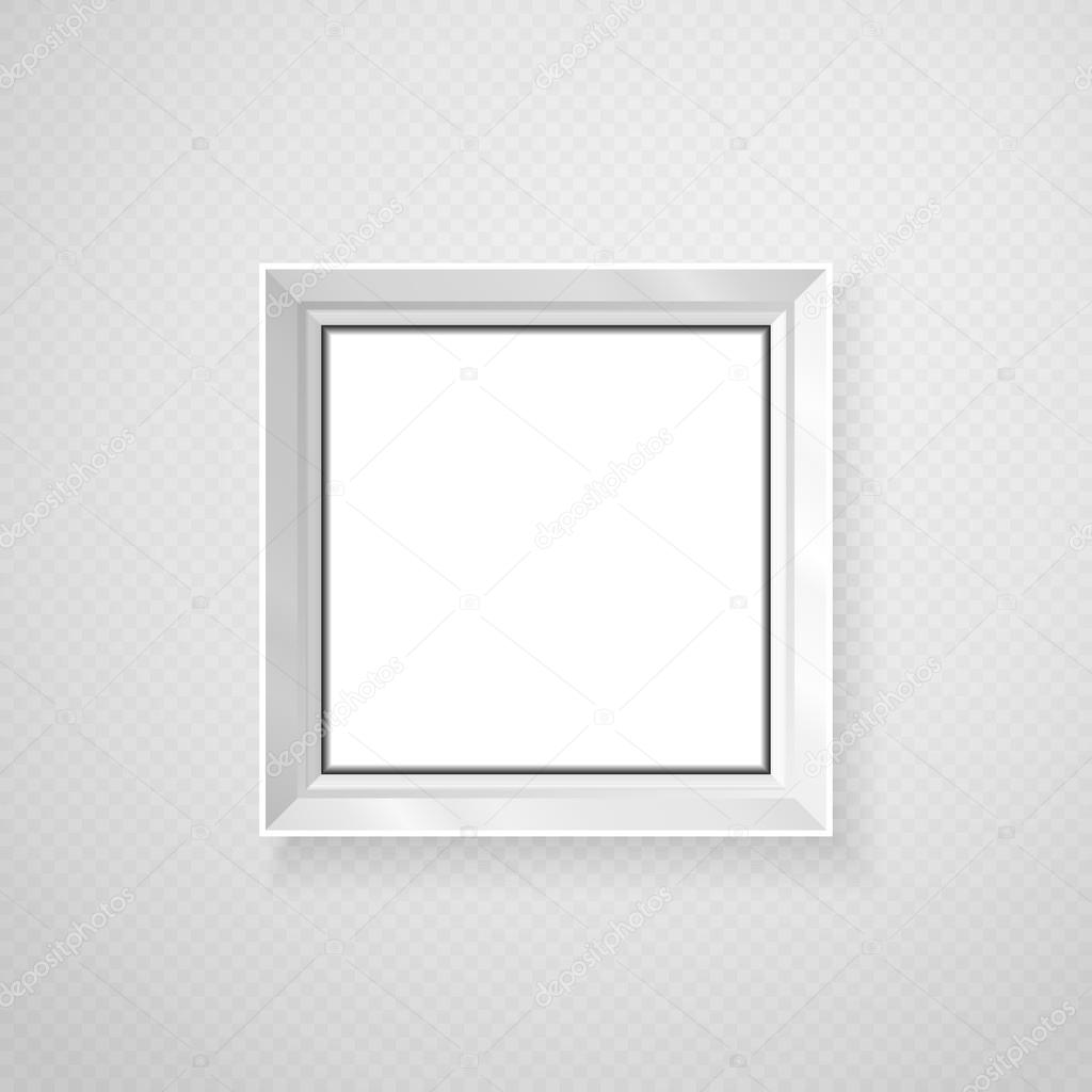 hanging paper sign frame grey picture vector shadow