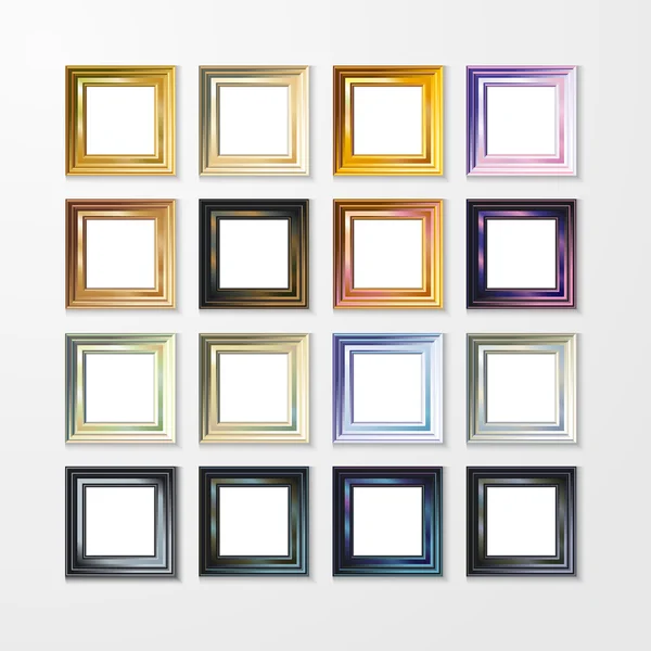 Foto frame ontwerp vector afbeelding tekst — Stockvector