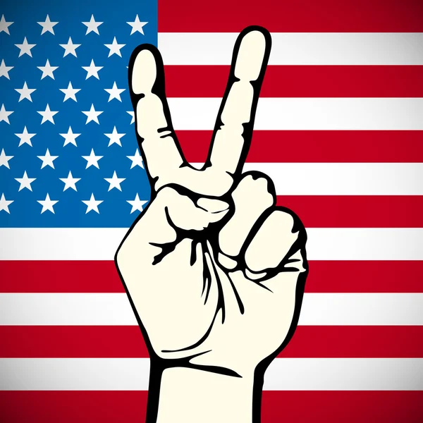 Amerika overwinning vinger, t-shirt graphics, vectoren — Stockvector