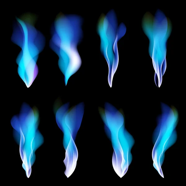 Dark blue abstract vector background smoke — Stock Vector