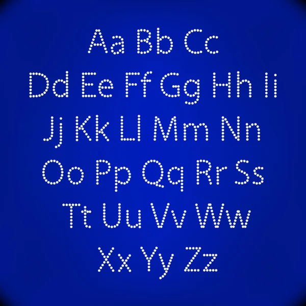 Retro Lightbulb Alphabet Glamorous showtime theatre alphabet. Ilustración vectorial . — Vector de stock