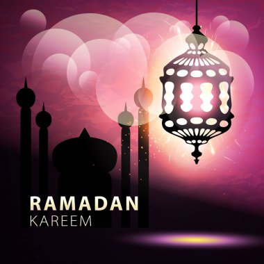 Ramazan Kareem, tebrik arka plan, eps 10