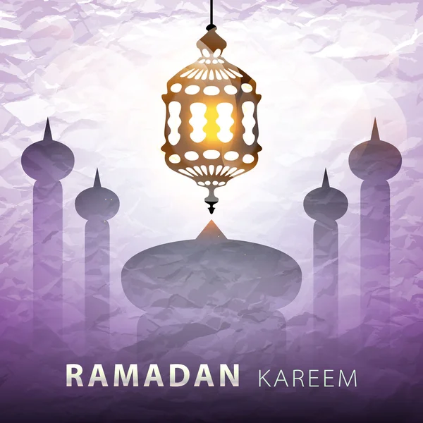 Ramadan Kareem, fundal de salut, eps 10 — Vector de stoc