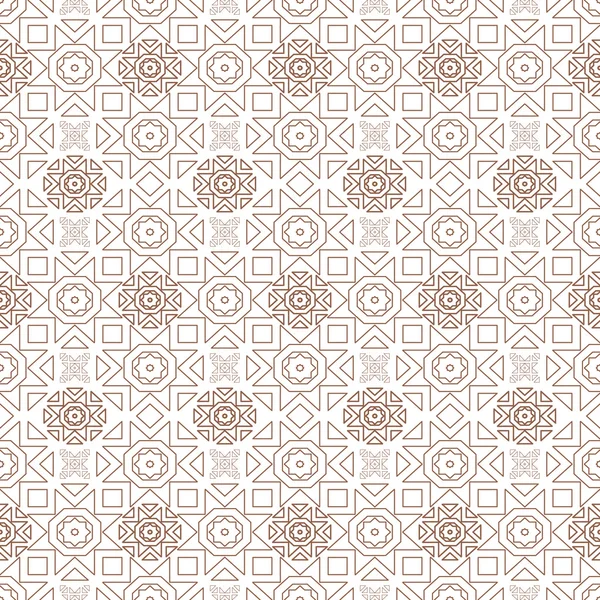 Background with seamless pattern in islamic style — Stock Vector