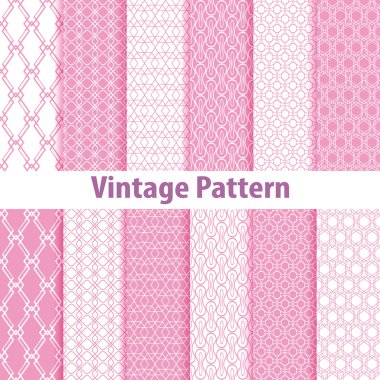 dokuz seamless modeli retro tarzı bir dizi