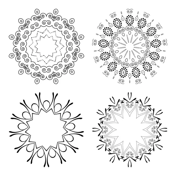 Emblèmes vectoriels badges abstraits modèles de logo hipster — Image vectorielle