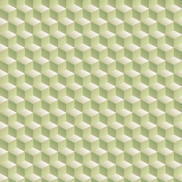 Abstrakta sömlösa 3d vita kuber vektor bakgrund. — Stock vektor