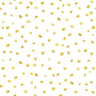 Sonbahar yapraklarının kusursuz deseni