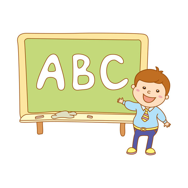 Дети держат в руках гигантские буквы
