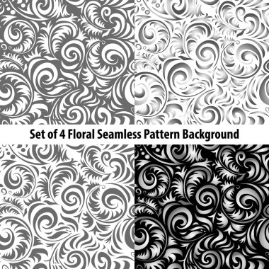 Soyut mavi sorunsuz desenleri, vektör arka plan