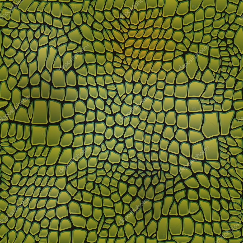 Alligator skin texture. Seamless crocodile pattern, green reptile. Skin  reptile green crocodile skin texture snake. Vector illustration Stock  Vector
