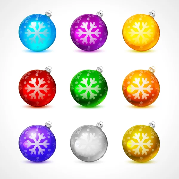Background with Christmas balls. Eps 10 — Stock Vector