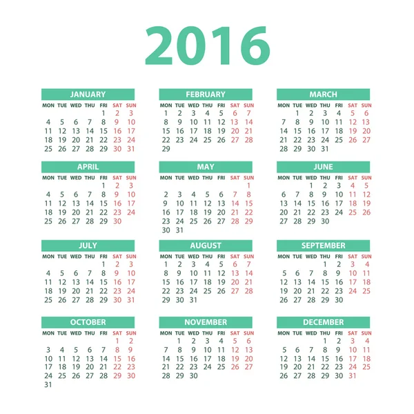 een experiment doen lanthaan kalf Stockfoto's van 2016 kalender, rechtenvrije afbeeldingen van 2016 kalender  | Depositphotos