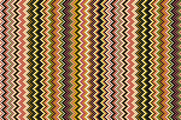 Visgraat Tweed dimensionale naadloze patroon. Kleuren worden gegroepeerd voor eenvoudige bewerking. — Stockvector