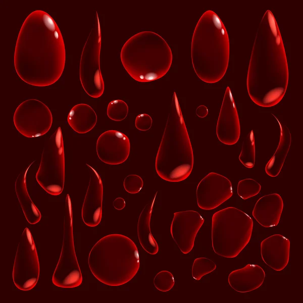 Fondo abstracto con salpicaduras de sangre — Vector de stock