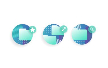 Dizinleri olan soyut simgeler 