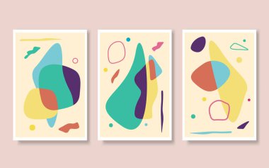 Soyut vektör çizimleri kümesi