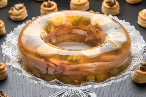 Carne galantina aspic — Foto de Stock