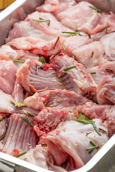 Rabbit ready to be cooked — Stock Photo, Image