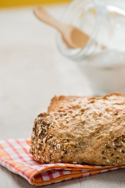 Fresh bread with cereal — Stock Photo, Image